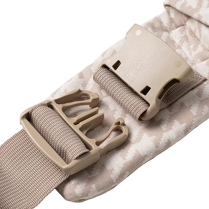 Baby Carrier for Newborns to Toddlers, Houndstooth Adjustable Soft Cotton Linen Carrier, 4-in -1 Lightweight Front and Back Ergonomic Baby Holder Carrier