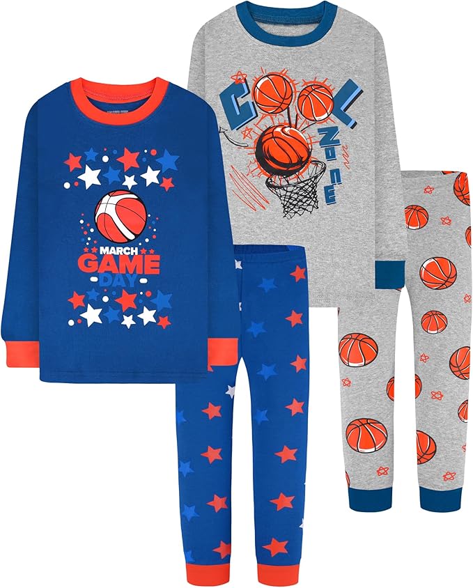 DAUGHTER QUEEN Boys 100% Cotton Long Sleeve Pajamas Size 18Months-12Years