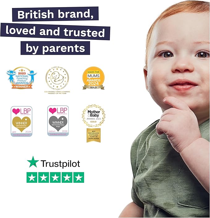 Pura Hypoallergenic Diaper Pants Size 7 (37+ lbs) Overnight, up to 12 Hours Leak Protection, Suitable for Sensitive Skin, Totally Chlorine Free, Soft Organic Cotton, 1 Pack of 17 Pull Up Pants