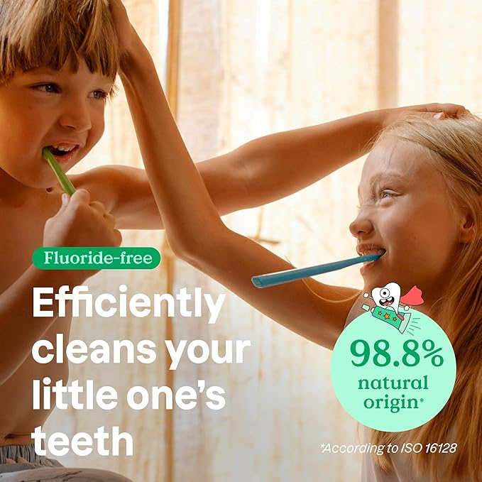 Attitude Fluoride-Free Toothpaste, Plant- and Mineral-Based Ingredients, Vegan, Cruelty-Free and Sugar-Free, Coconut and Mint 4.2 Oz