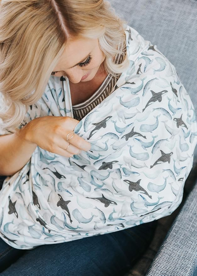 Copper Pearl Kai Multi-Use Cover: Car Seat, Nursing, Stroller - Stretchy Fabric, All-Season, Stylish Designs, Easy Access