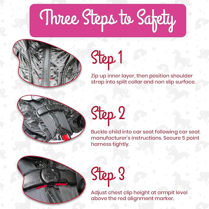 ONE KID The Road Coat Down | Car Seat Safe Winter Jacket | Crash Tested | Unisex | 12 Months-8 Years