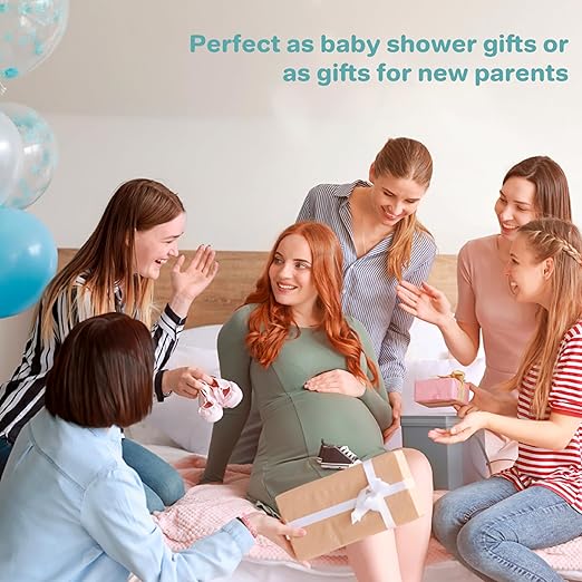 Spasilk 23-Piece Soft Terry Hooded Bath Towel and Washcloth Gift Set, 3 Baby Towels and 20 Baby Washcloths for Unisex Newborn Bath Essentials, Ideal, White Zebra