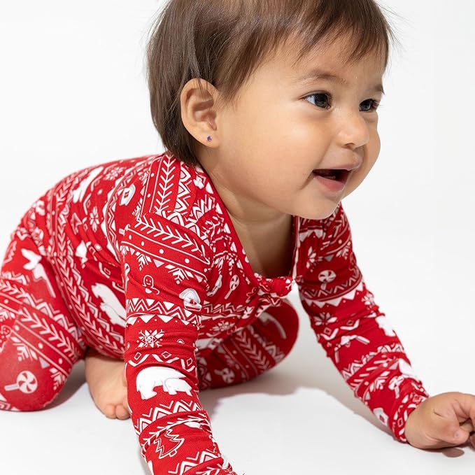 Bellabu Bear Convertible Footies for Baby Boys & Baby Girls, Family Matching Pajamas, Rayon from Bamboo
