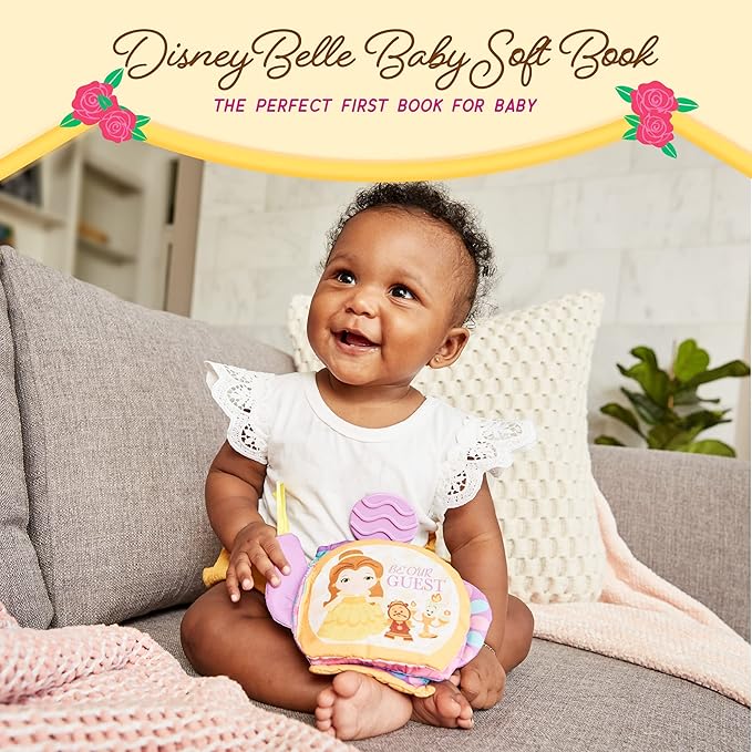 Kids Preferred Princess Belle Soft Book for Babies 81131 Multicolor
