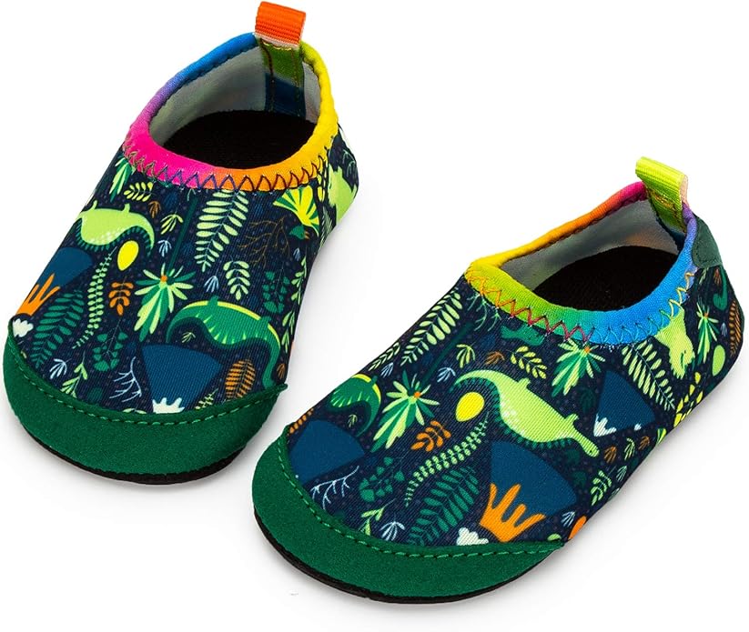 Baby Boys and Girls Swim Water Shoes Barefoot Aqua Socks Non-Slip for Beach Pool Toddler Kids