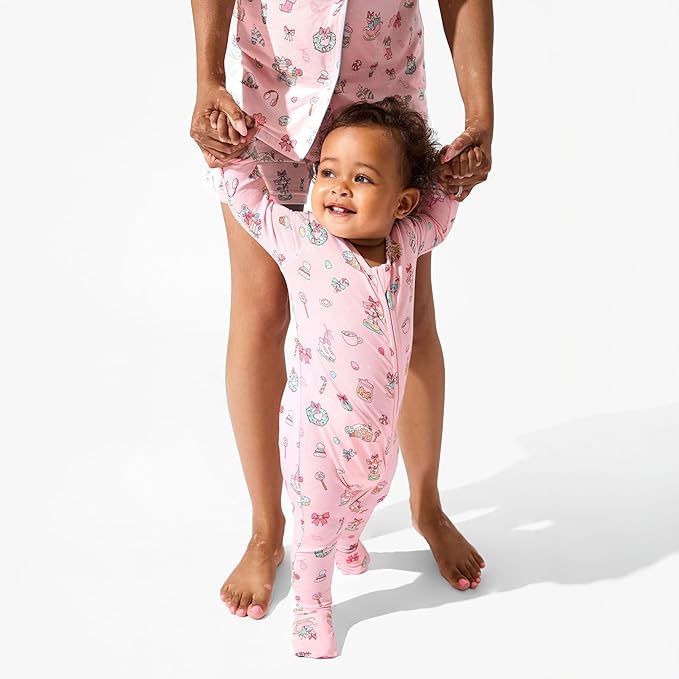 Bellabu Bear Convertible Footies for Baby Boys & Baby Girls, Family Matching Pajamas, Rayon from Bamboo