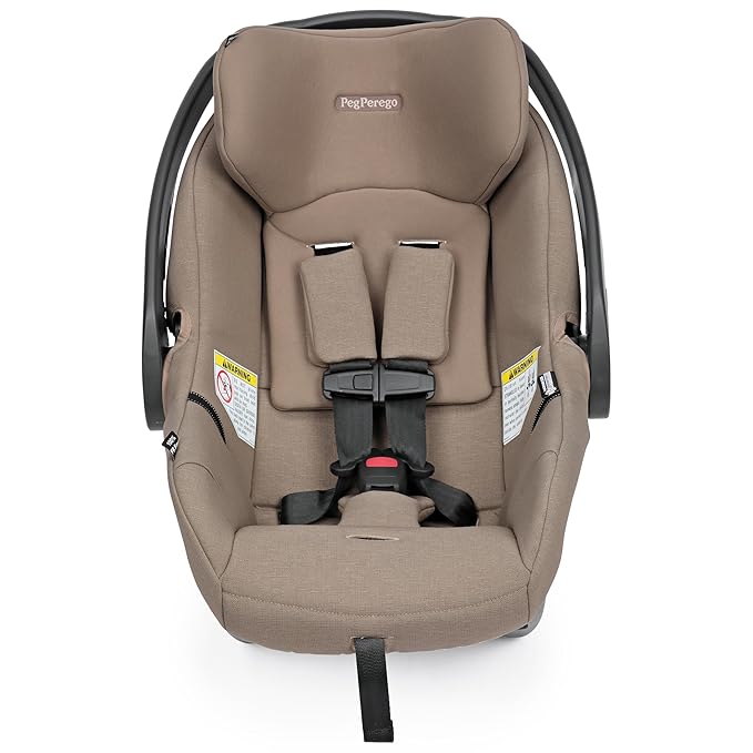 Peg Perego Primo Viaggio Nido - Rear Facing Infant Car Seat - Includes Base with Load Leg & Anti-Rebound Bar - for Babies 4 to 30 lbs - Made in Italy - Pine Bark