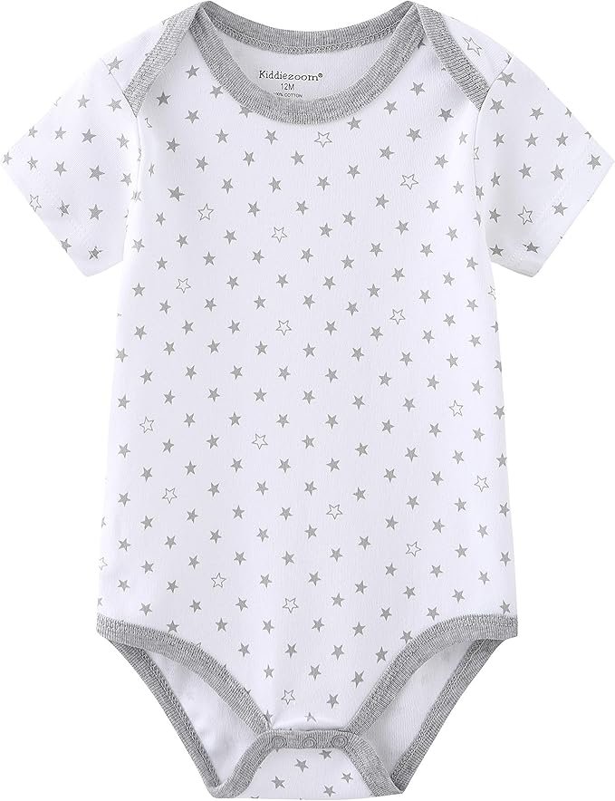 Kiddiezoom Baby Layette Set Baby Boys' 9-Piece Bodysuits Pants Set Toddler Girl Boy Unisex Baby Gift Sets