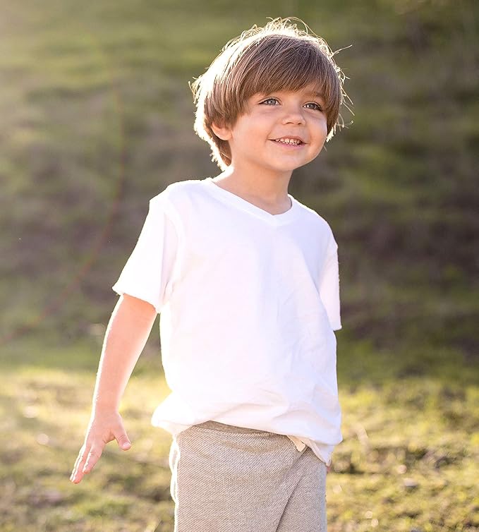 Burt's Bees Baby Baby-Boys Tees, Short Long Sleeve T-Shirt V-Neck Crew Infant and Toddler Top, 100% Organic Cotton