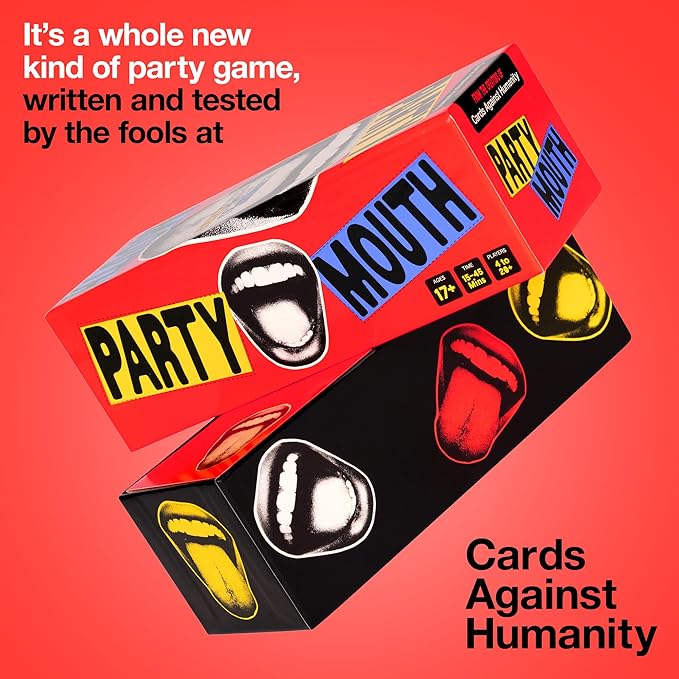 Party Mouth by Cards Against Humanity • A Fast and Filthy Adult Party Game • Mind Meld with Friends and Shout Absurd Phrases