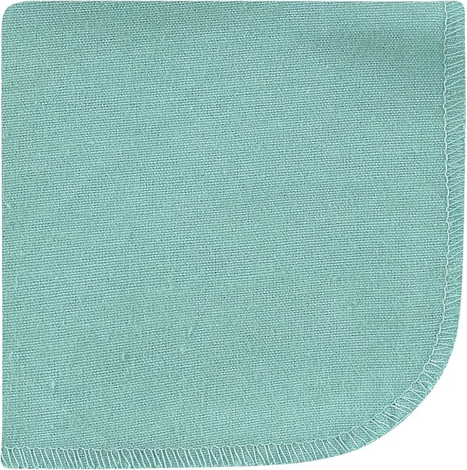 Hudson Baby Unisex Baby Flannel Cotton Washcloths, Desert Cactus 12 Pack, One Size