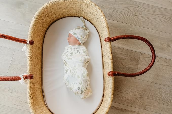 Copper Pearl Baby Beanie Hat Top Knot Stretchy Soft Rex