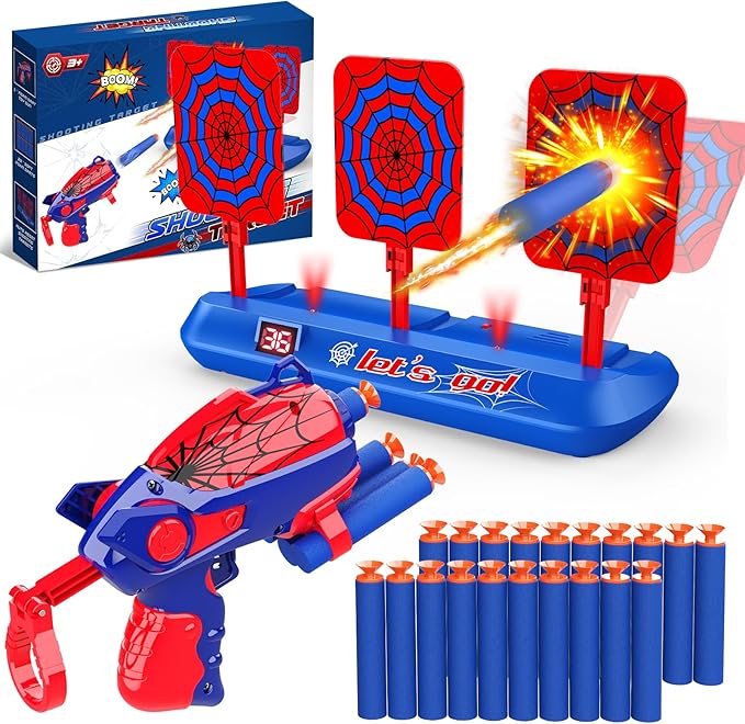 Shooting Toys for 3-12 Year Old Boys with Foam Dart, Shooting Game Toys Gifts for 3-12 Years Old Kids, Targets Toy for Boy Age 4-12, Xmas Gift