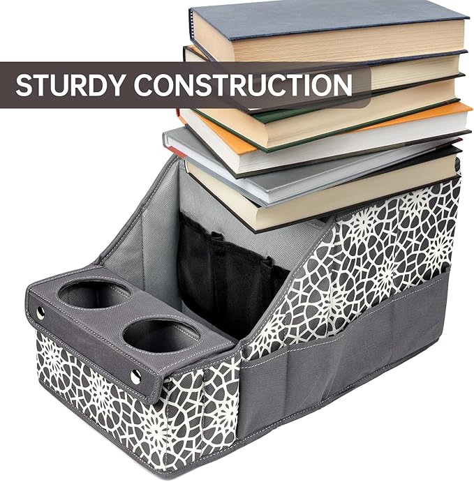 MULISOFT Car Seat Organizer - Backseat with 11 Compartments, 2 Cup Holders, and 2 Oversized Side Pockets for Travel and Storage