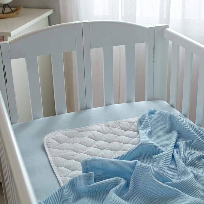 American Baby Company 100% Cotton Thermal Waffle Swaddle Blanket (30" x 40"), Soft, Breathable & Stretchy, Blue, for Boys and Girls, Perfect for Swaddling, Travel and Gifting