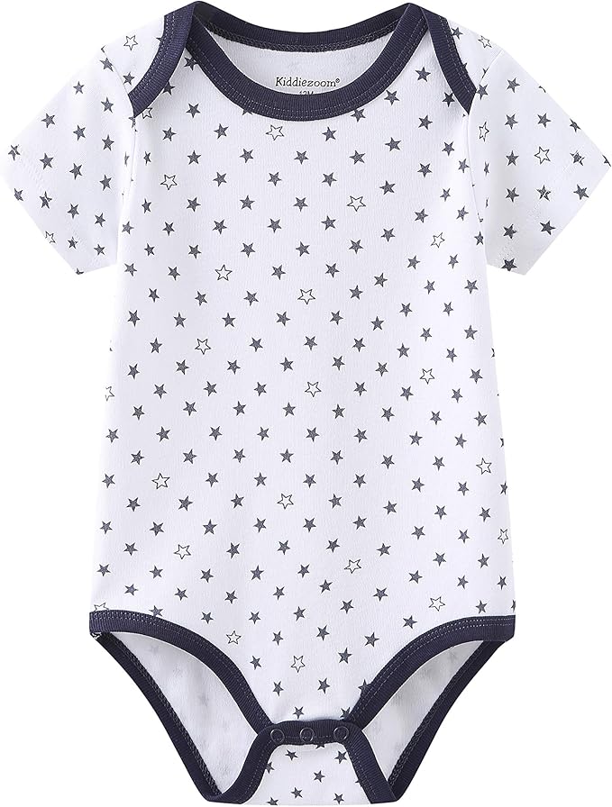 Kiddiezoom Baby Layette Set Baby Boys' 9-Piece Bodysuits Pants Set Toddler Girl Boy Unisex Baby Gift Sets