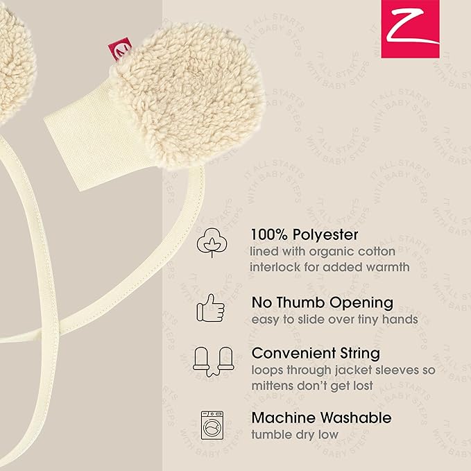 Zutano baby-boys Fleece Mittens