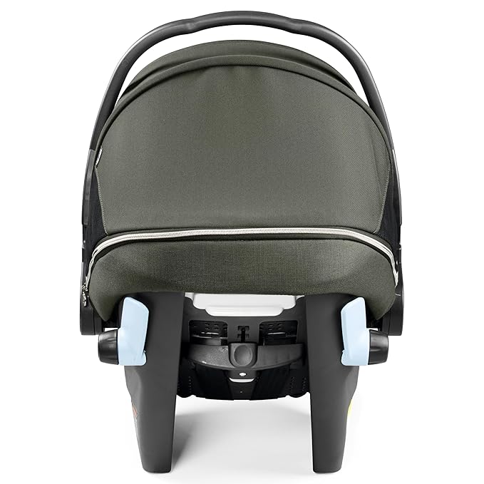 Peg Perego Primo Viaggio Nido - Rear Facing Infant Car Seat - Includes Base with Load Leg & Anti-Rebound Bar - for Babies 4 to 30 lbs - Made in Italy - Metal
