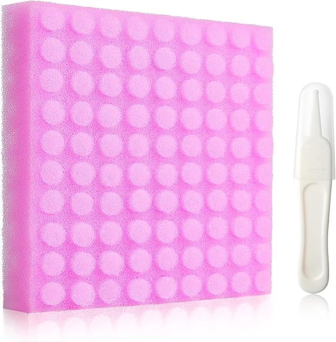Replacement for NozeBot Electric Baby Nasal Aspirator Filters, 90Pcs Baby Nose Cleaner Hygiene Filters with Nose Cleaning Tweezer for Infants and Toddlers Boys Girls (Purple)