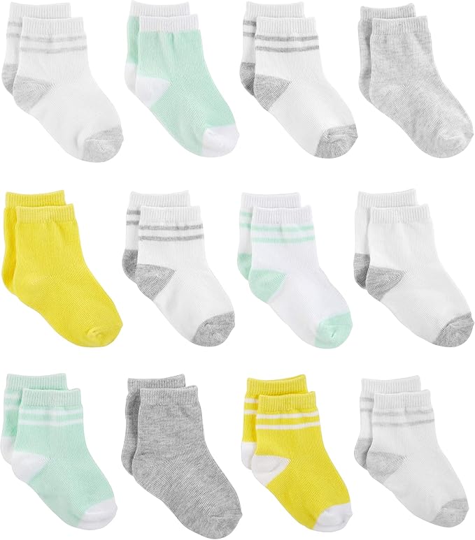 Simple Joys by Carter's baby-boys 12-pack Neutral Sock Low