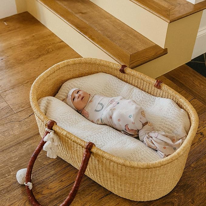 Copper Pearl Large Premium Knit Baby Swaddle Receiving Blanket Cheyenne
