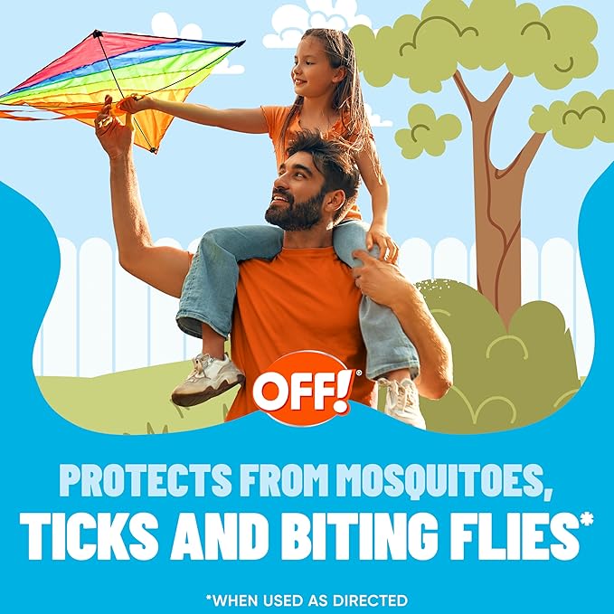 Off! Insect Repellent Aerosol for Adults & Kids, Fragrance-Free Picaridin Bug Spray for Everyday DEET-Free Protection from Mosquitoes and Ticks, 5 oz, (Pack of 2)