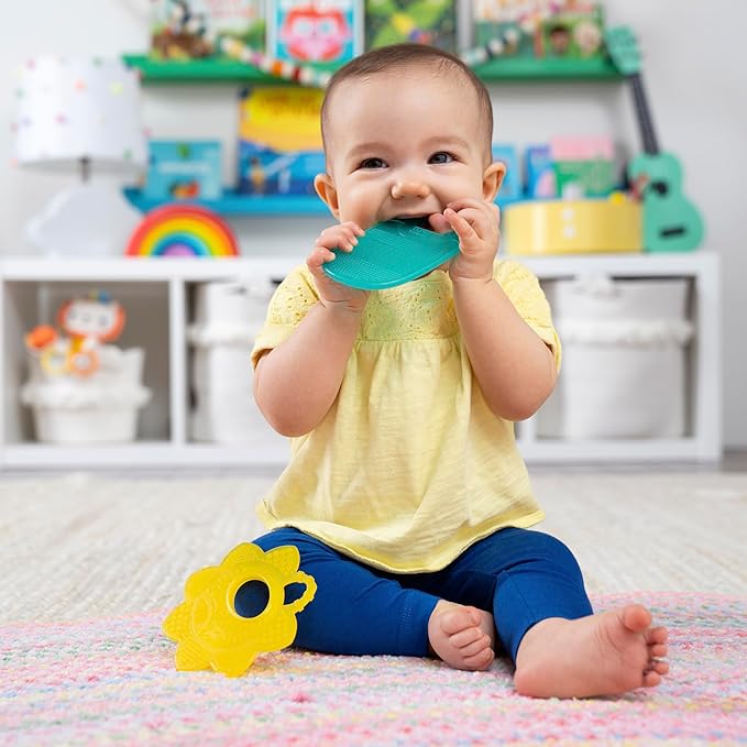 Bright Starts Teeth Relief 8pc Gift Set - BPA-Free Baby Teethers, Refrigerated Teething Toys, Unisex, 3 Months+