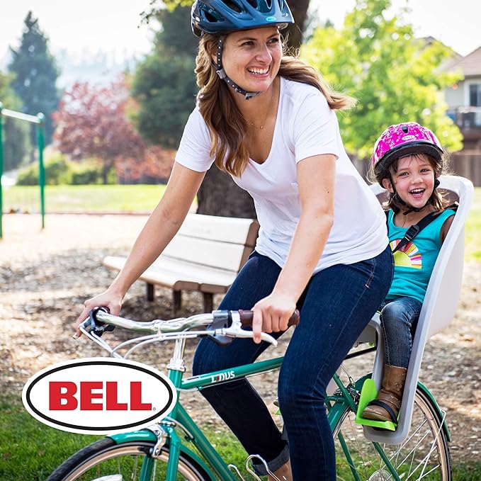 BELL Shell Rear Child Carrier in Gray, Gray Shell Rear Carrier