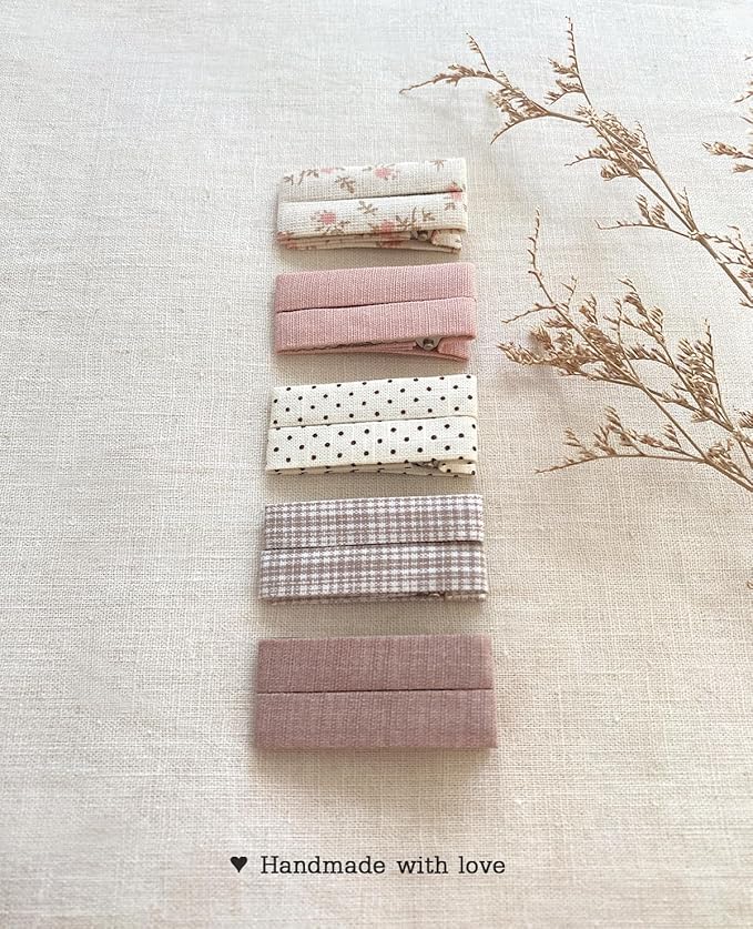 Cherssy Hair Bow Clips for Baby Girls, 20 Pack Boutique Floral Snap Hairpins and Alligator Clips Set, Handmade Hair Accessories for for Toddler Kid School Age Girls Gifts