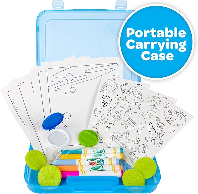 Crayola Color Wonder Mess Free Coloring Activity Set (30+ Pcs), Essential Easter Basket Stuffers for Kids, Travel Art Kit, Gift for Toddlers, Ages 3+