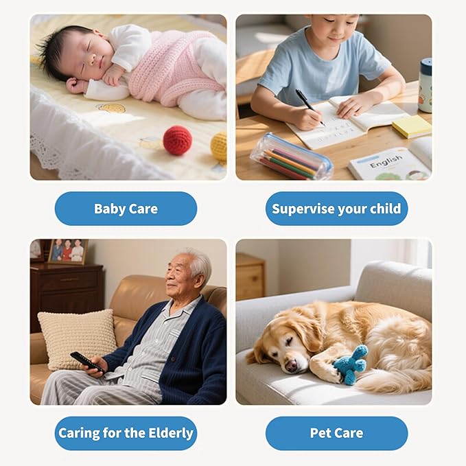 TimeFlys Video Baby Monitor, Both Units Rechargeable, Outdoor Use For Camping, Car Camera Usage, Camera 40-hour Battery, Night Vision, 2-Way Audio, Lullabies, No WiFi Required, Model Z280L,2.8" Screen
