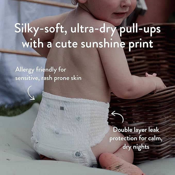 Joonya Pull-Up Pants Baby Diapers, Size 6 XXL (33+ lb) - 6 Bags of 21 (126) - Non Toxic, Eco-Friendly, High Absorbency, Overnight Use, Ultra Slim & Soft - Made in Denmark