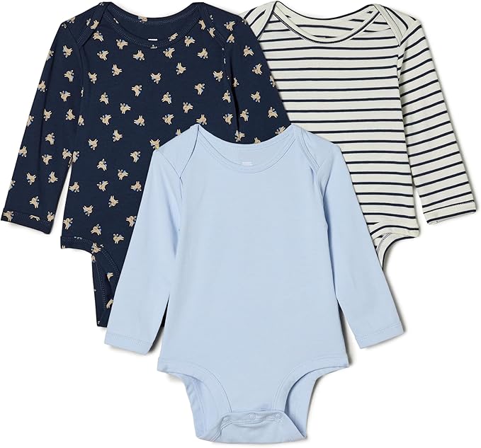 Amazon Essentials x Sofia Grainge Unisex Babies' Long Sleeve Crew Neck Bodysuit