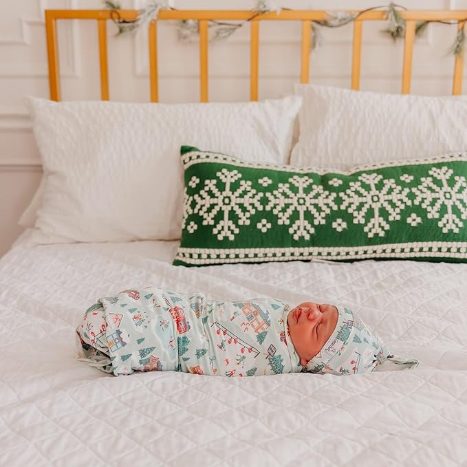 Copper Pearl Snowy Slopes Knit Blanket Single