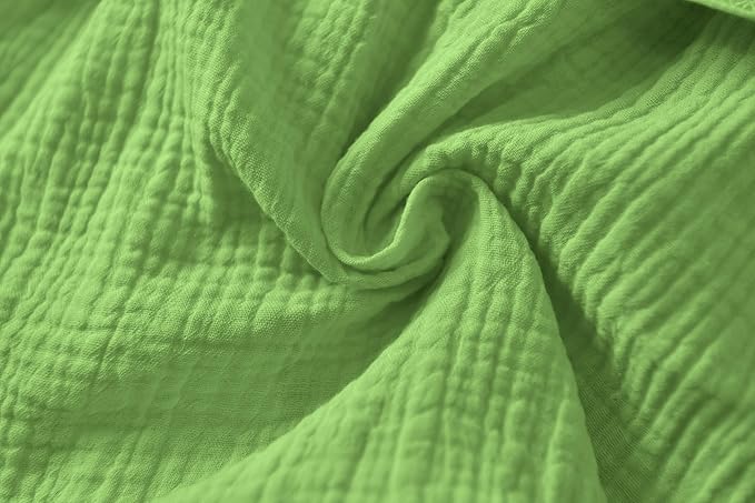 Organic Cotton Toddler Bathrobe, Soft and Breathable Baby Robe for Kid, Boy& Girl Hooded Robe Muslin