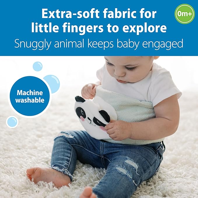 Dr. Brown's Infant Gripebelt Heated Belly Band, Soothe Baby's Tummy with Gentle Warmth and Compression, Panda, 0m+ (Pack of 6)