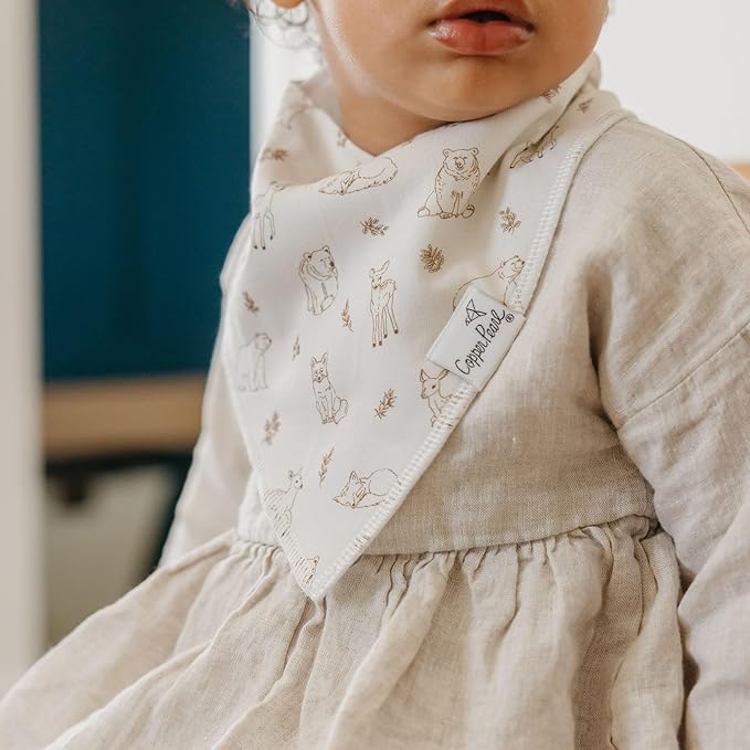 Copper Pearl Natalie Bandana Bib Set