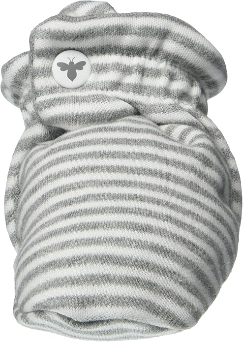 Burt's Bees Baby Unisex Booties Organic Cotton Newborn Essentials Shoes for Infants