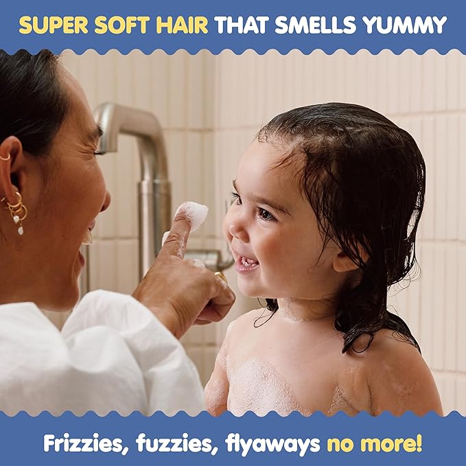 TUBBY TODD Hair Conditioner for Kids & Babies - Nourishing Frizz Control & Detangler - Lightweight, Sweet-Scented Formula - Great for All Ages - 2 Pack - Lavender Rosemary
