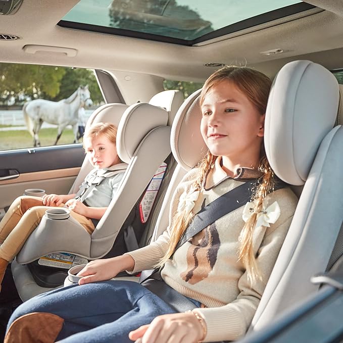 Maxi-Cosi Pria All-in-One Convertible Car Seat, Infant to Toddler Car Seat, Easy-Install Harness, Machine-Washable Cover, 5-100 lbs, SeaDrift