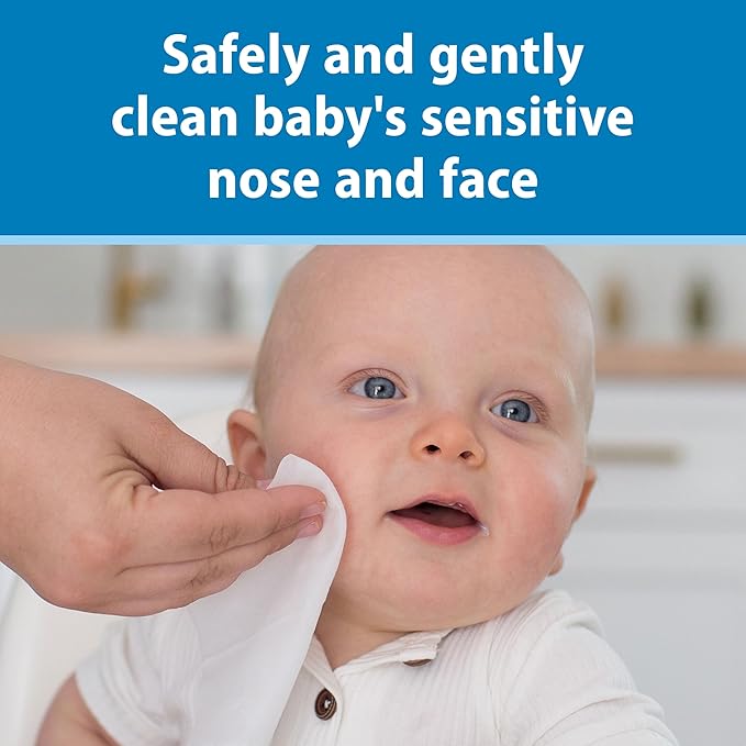 Dr. Brown's Nose and Face Healthy Wipes, Safe Cleaning and Moisturizing for Babies and Toddlers, Hypoallergenic for Sensitive Skin, 30 count, 1-Pack (Packaging May Vary)