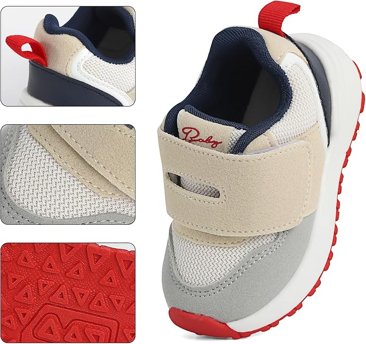 Baby Shoes Boys Girls First Walkers Cute Animals Toddler Sneakers Prewalkers Rubber Sole