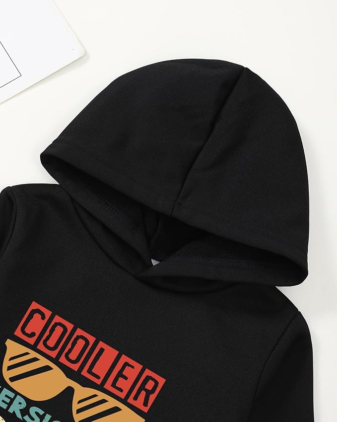 NZRVAWS Toddler Baby Boy Clothes 6 12 18 24 Months Long Sleeve Hoodie Sweatshirt Fall Winter 2-8T Little Boy Outfits