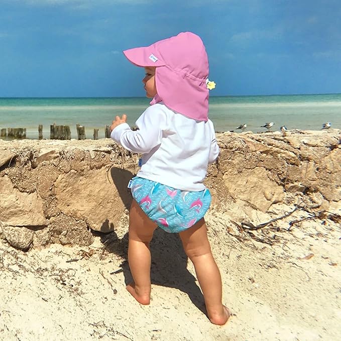 Green Sprouts Unisex-Baby Flap Sun Protection Swim HatHat