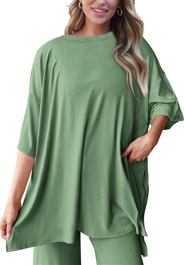 PRETTYGARDEN Two Piece Sets for Women Summer Fashion Lounge Matching Set 2026 Spring Travel Vacation Airport Outfits Clothing