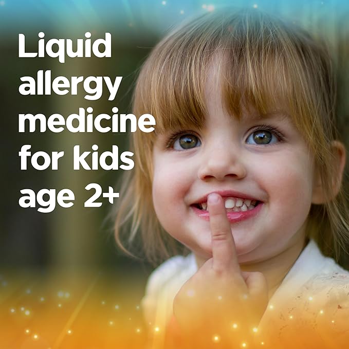 Xyzal Children's 24 Hour Allergy Relief Medicine for Kids, Levocetirizine Dihydrochloride Liquid Antihistamine, Bubble Gum, 5 Fl. oz.