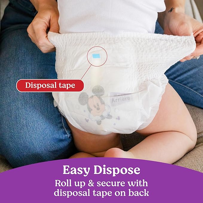 Huggies Size 6 Baby Diapers, Little Movers HuggFit 360° Baby Diapers with 360° Waistband, Size 6 (35+ lbs), 17 Count, Packaging May Vary