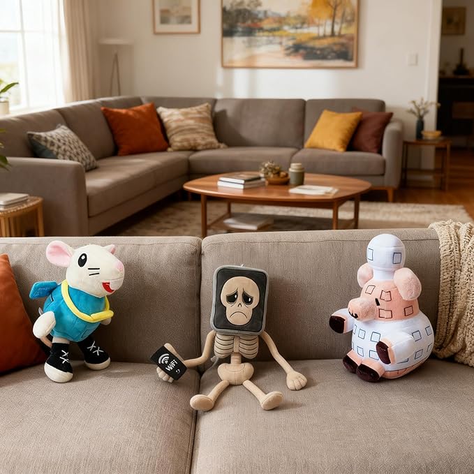 6PCS Steal a Brainrot Plush,Cute Soft Stuffed Animal, Collectible Gift for Game Fans (6PCS#G)