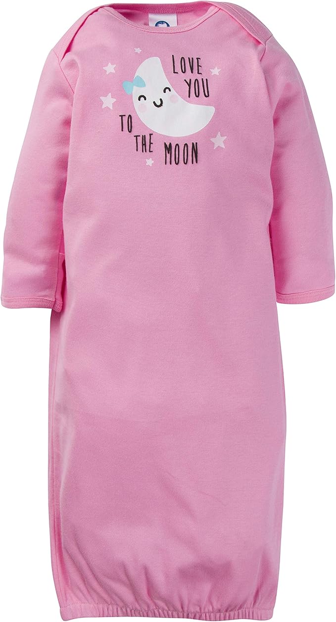 Gerber baby-girls 4-pack Sleeper Gown